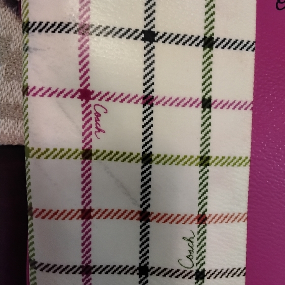 Coach Tattershall plaid crossbody bag with matching coin purse - Picture 6 of 8